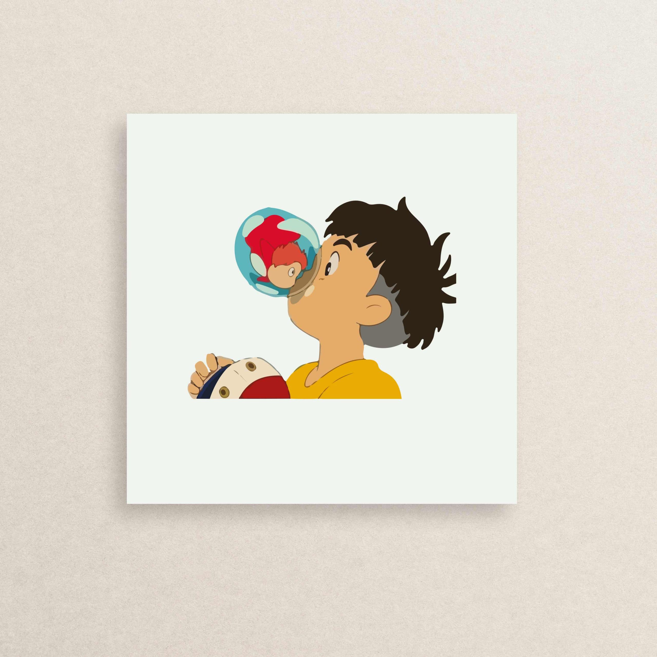 استیکر انیمه پونیو 03 | ponyo sticker 03