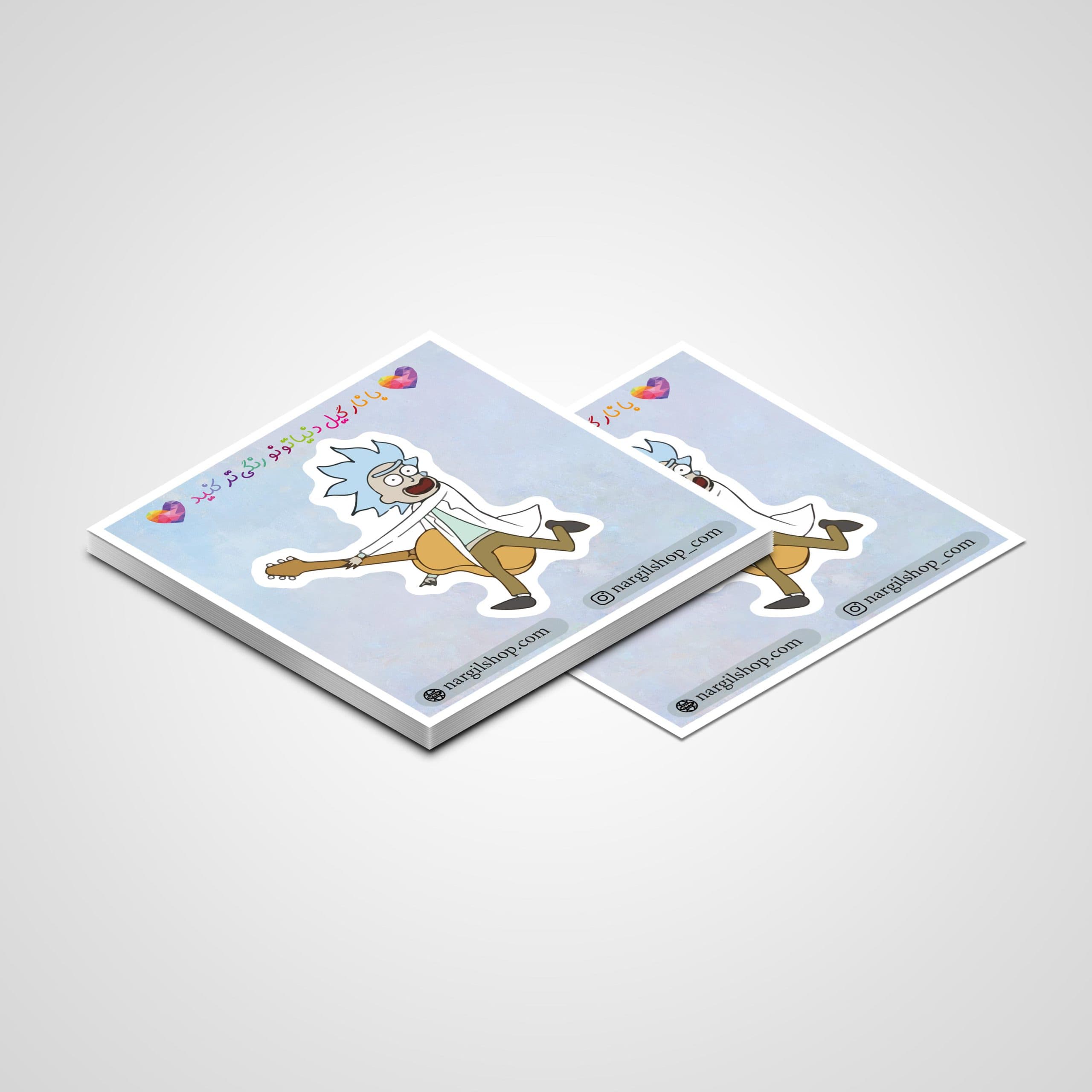 استیکر ریک و مورتی 01 | Rick and Morty sticker 01 — تصویر ۲
