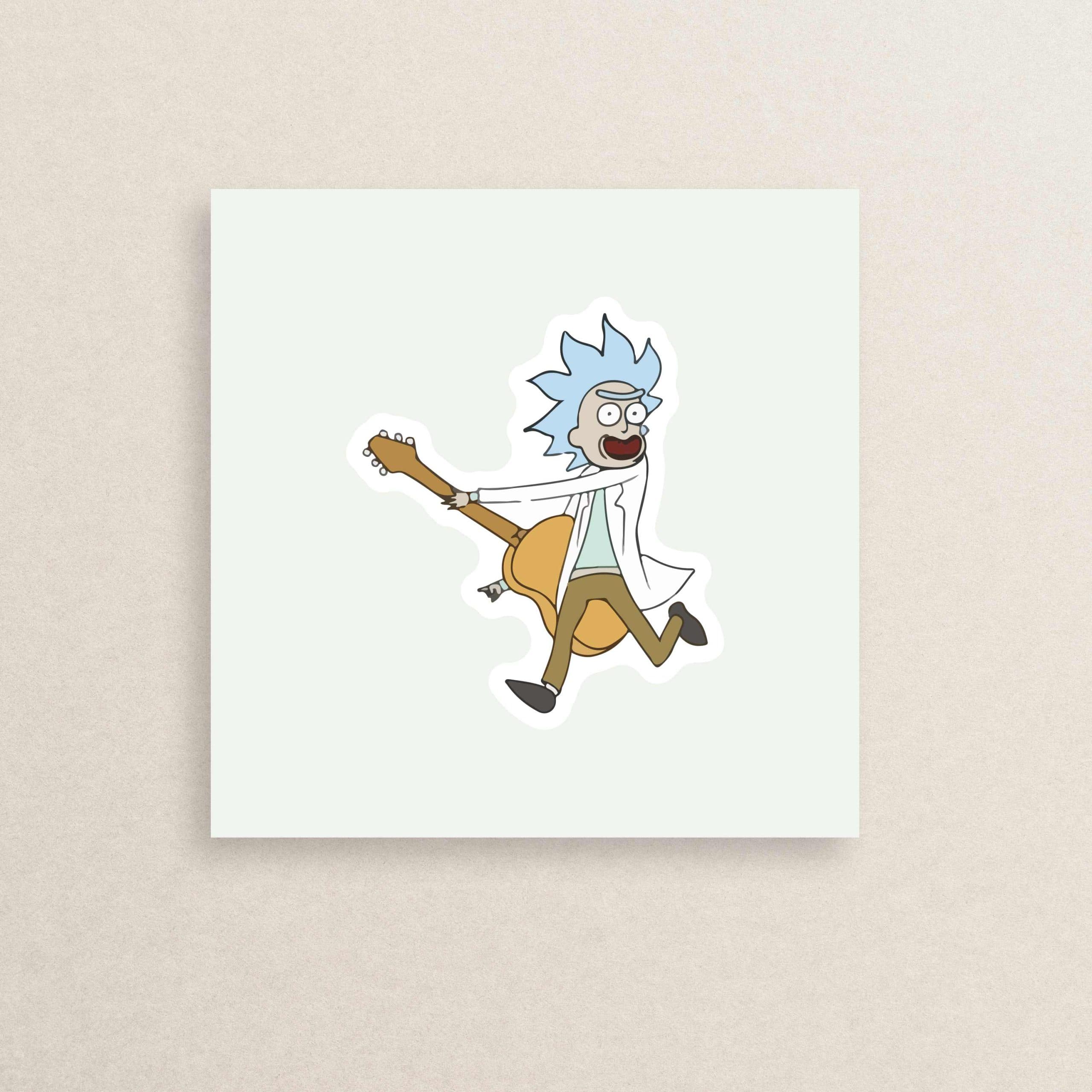 استیکر ریک و مورتی 01 | Rick and Morty sticker 01
