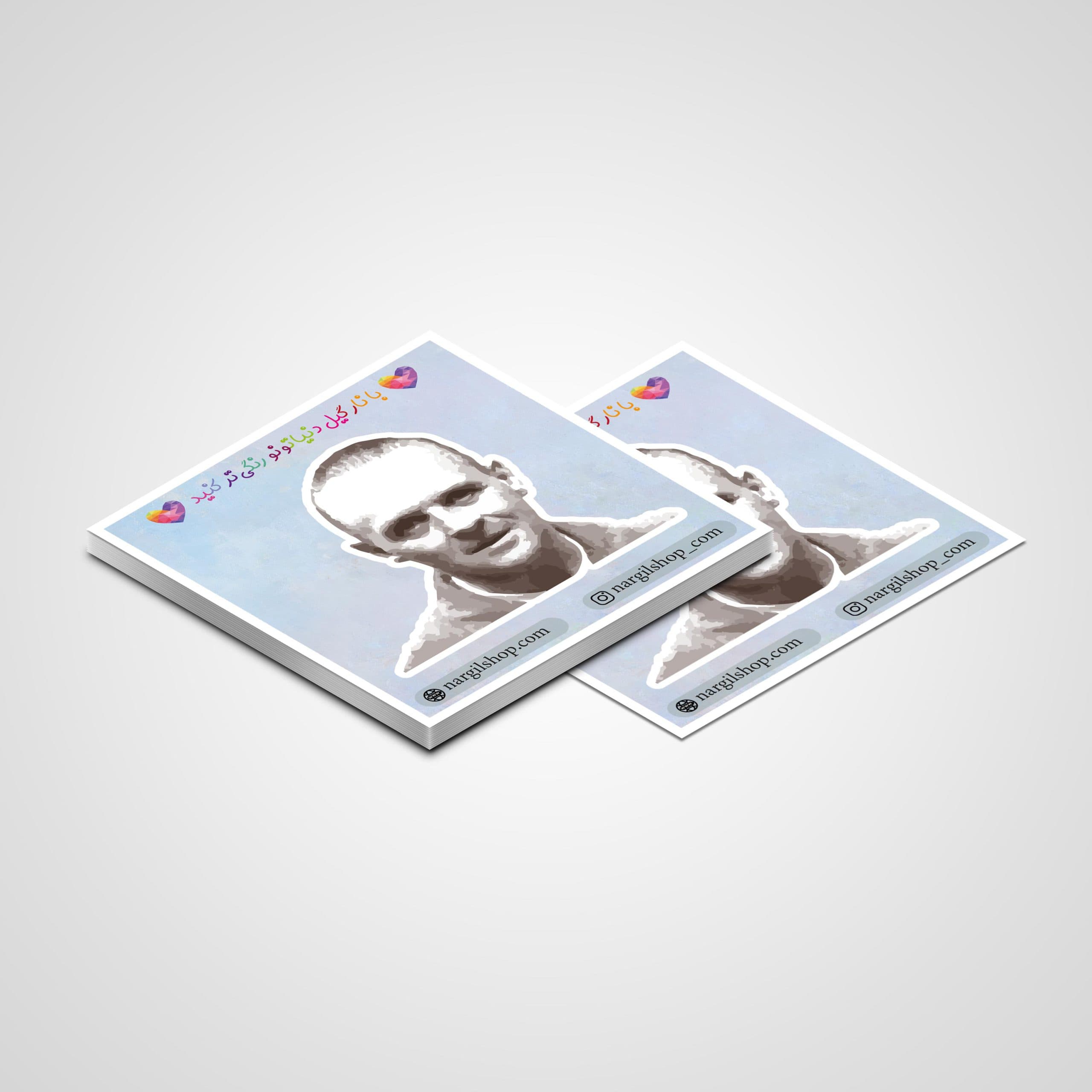 استیکر فیلم سکوت بره ها هانیبال لکتر 01 | 01 silence of lambs Hannibal Lecter sticker — تصویر ۲