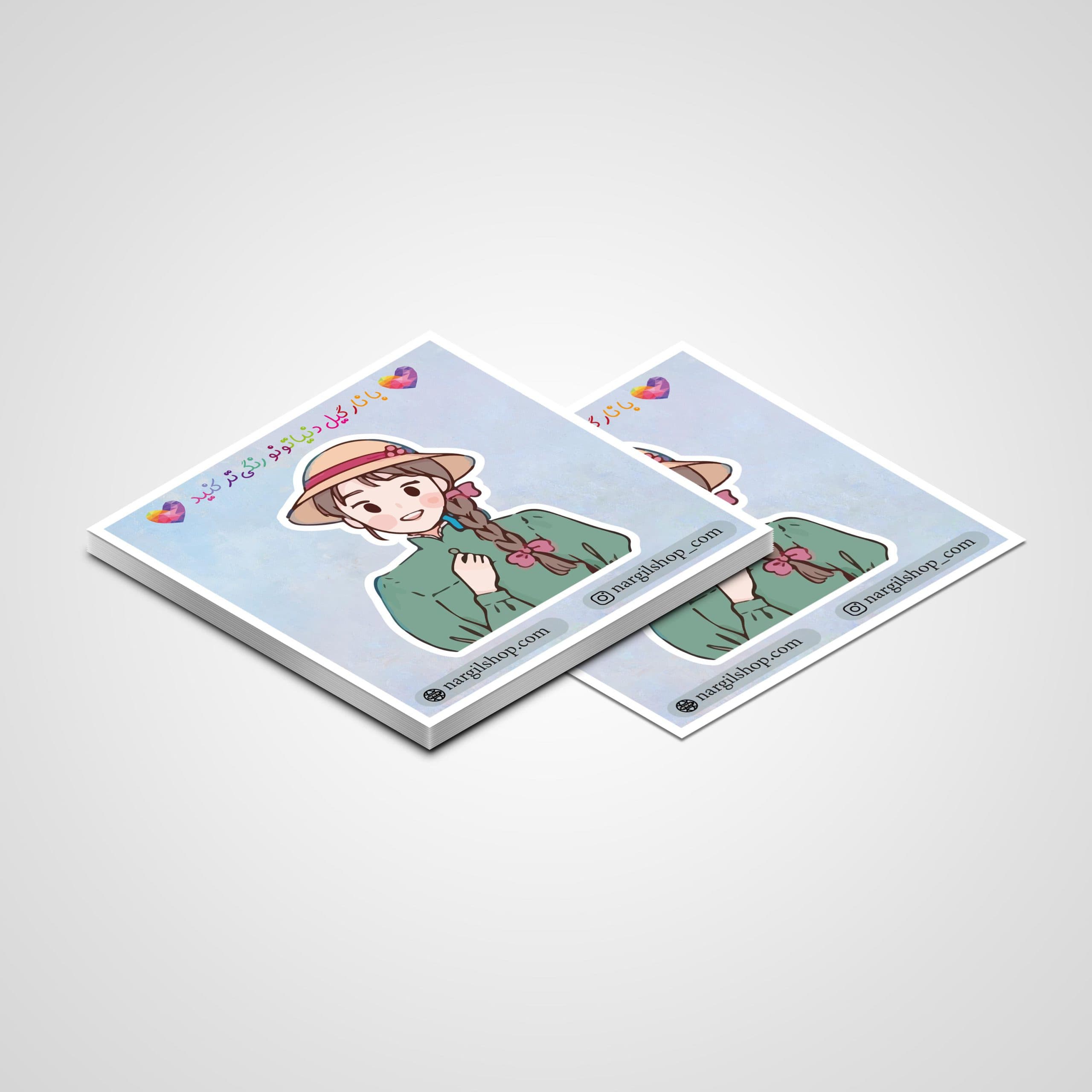 استیکر انیمه قلعه متحرک آقای هاول سوفی 02 | Howl moving castle Sofi sticker 02 — تصویر ۲