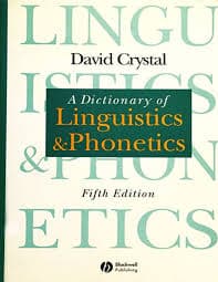 A Dictionary of Linguistics and Phonetics 5th