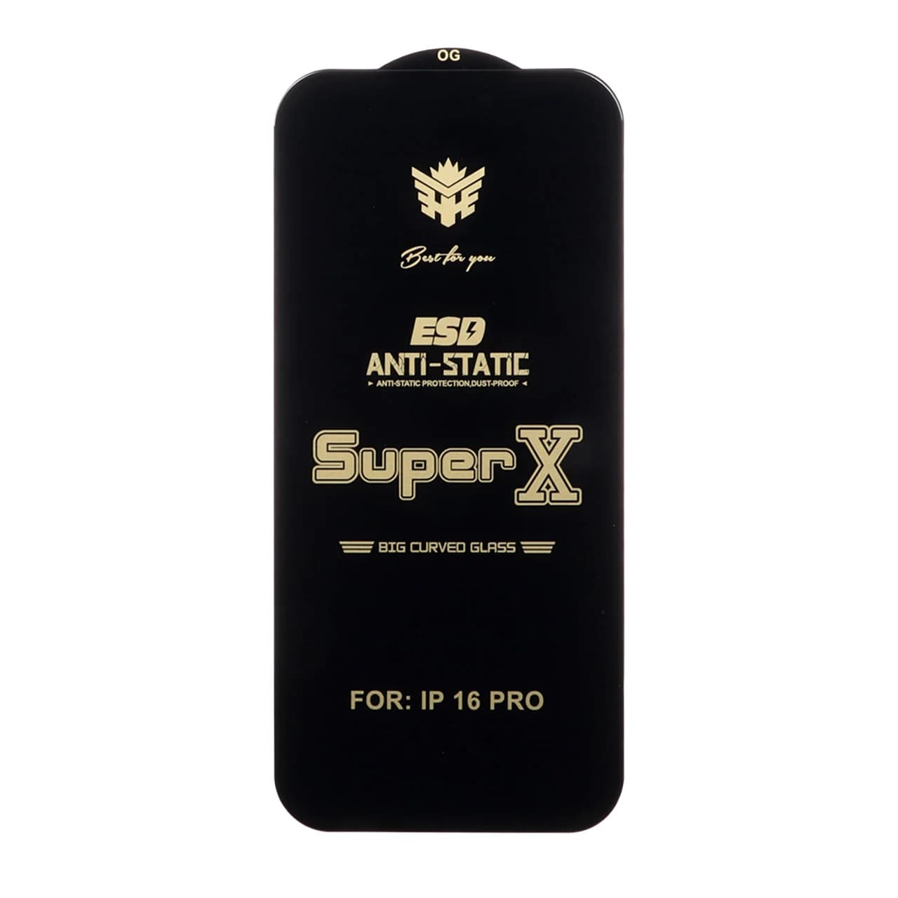 محافظ صفحه نمایش آنتی استاتیک Full Cover Super X مدل Apple iPhone 17 / iPhone 16 Pro