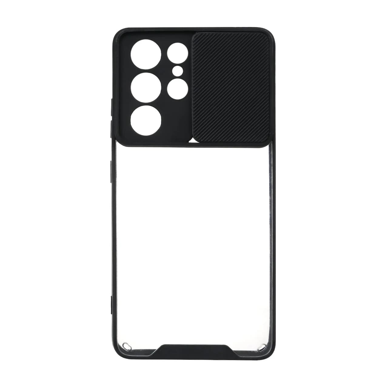 قاب کشویی پشت شفاف محافظ لنزدار Samsung S21 Ultra — تصویر ۵
