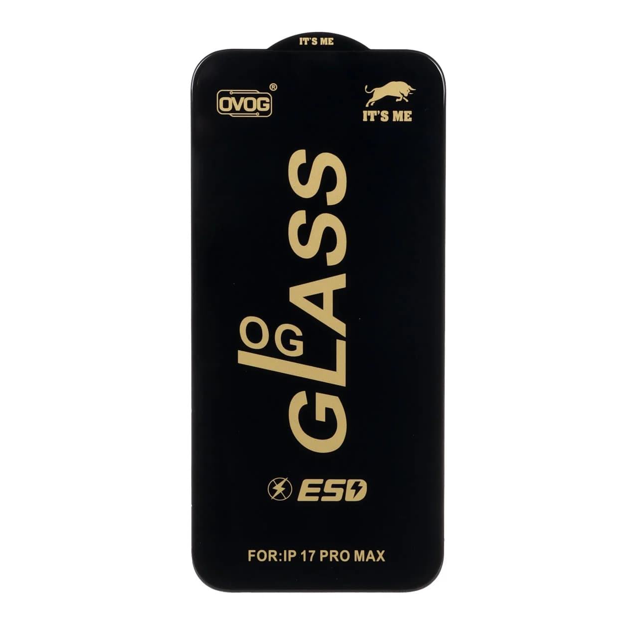 محافظ صفحه نمایش شیشه ای درجه یک Apple iPhone 17 Pro Max / iPhone 18 Pro Max – Full Cover OG – ESD OVOG
