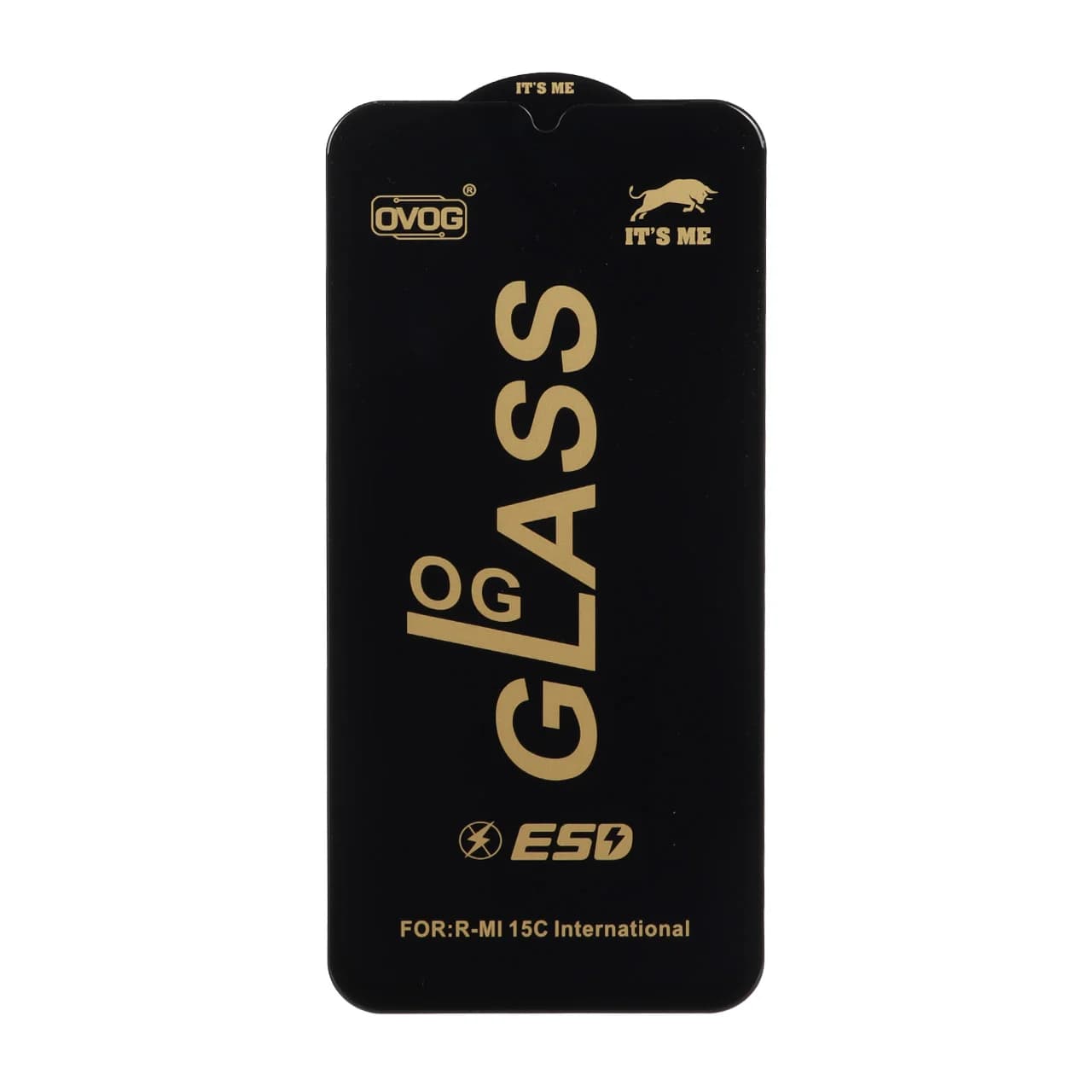 محافظ صفحه نمایش شیشه ای درجه یک Full Cover OG – ESD OVOG مدل Xiaomi Redmi 15C / Poco C85 / Redmi A7 Pro