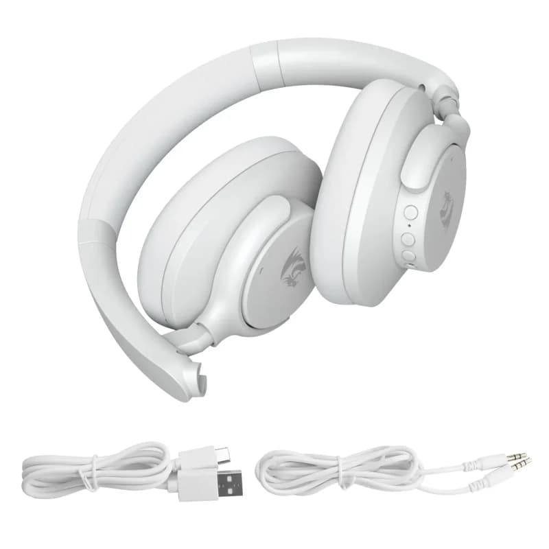 هدست بی سیم گیمینگ ردراگون VIBECORE 600X H610 ANC سفید — تصویر ۲