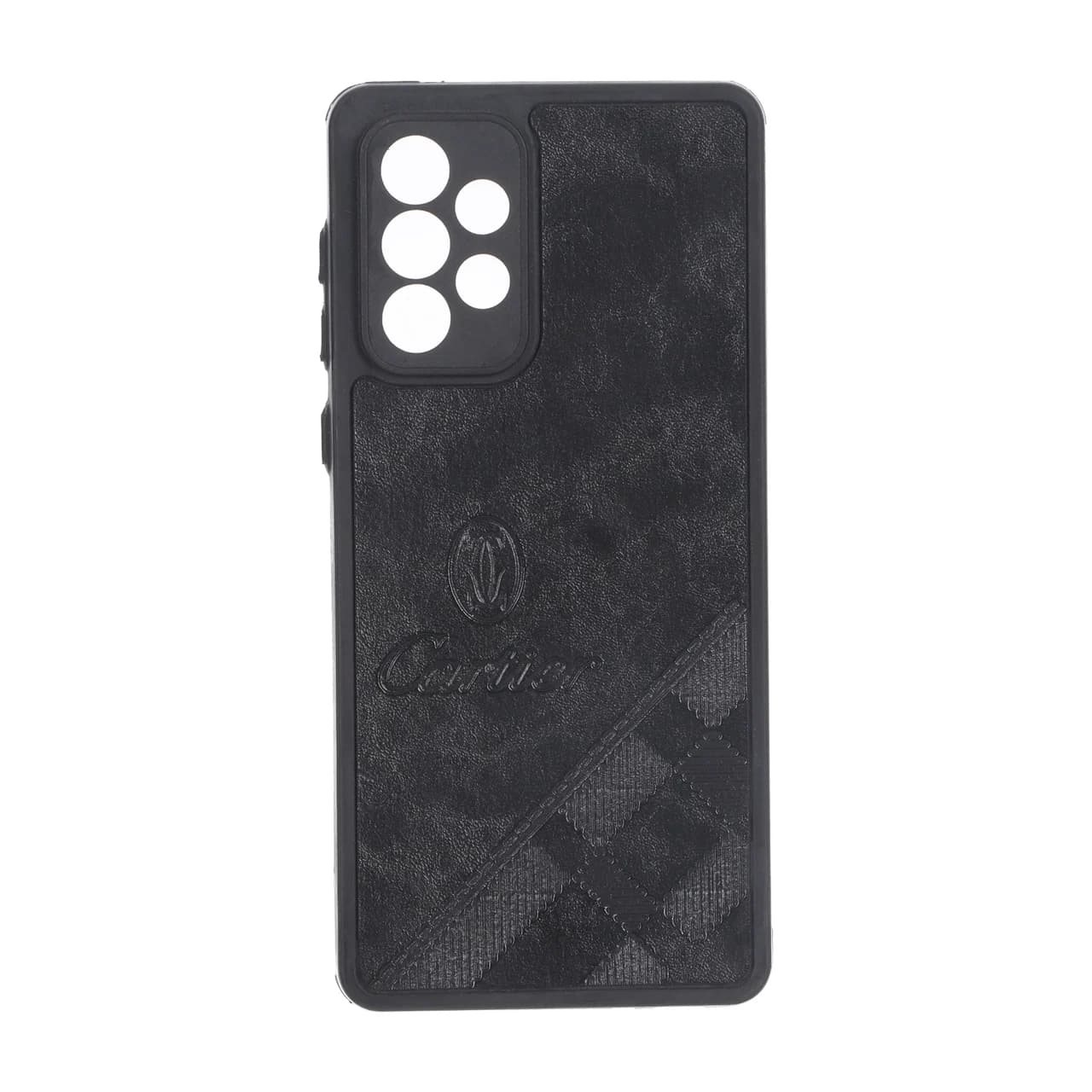 قاب طرح چرم Cartier محافظ لنزدار Samsung Galaxy A73