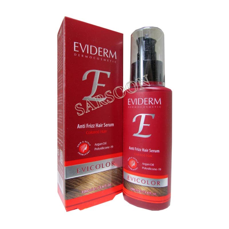 سرم اویکالر اویدرم حالت دهنده و نرم کننده مو Evidrerm Evicolor Hair Serum 100 ml — تصویر ۲