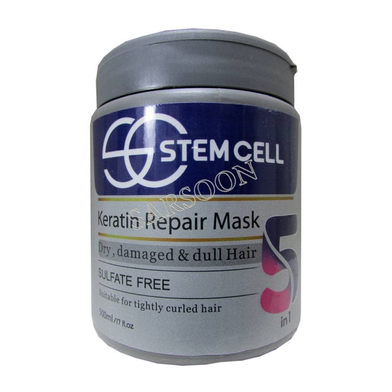 ماسک مو استم سل مخصوص موهای خشک و آسیب دیده Stem Cell Keratin Repair Mask 500 ml