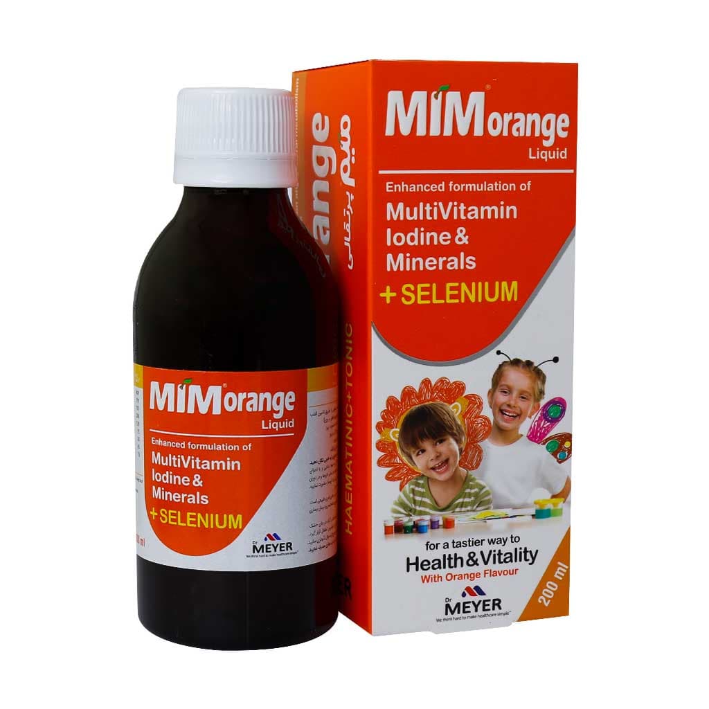 شربت میم اورنج میر ویتابیوتیکس 200 میلی لیتر Vitabiotics Mim Orange Syrup 200ml