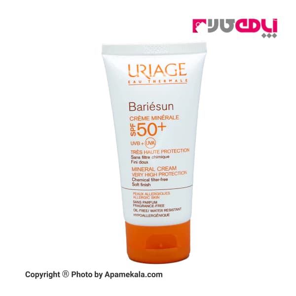 کرم ضد آفتاب برند اوریاژ SPF50 مدل BARIESUN MINERAL