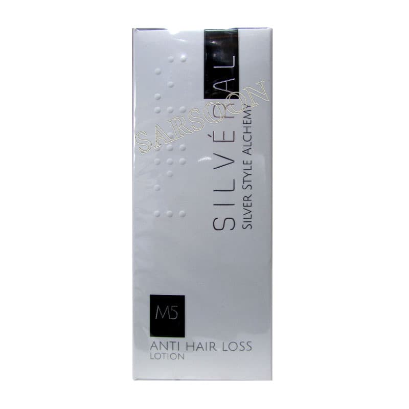 لوسیون ضد ریزش مو سیلورال مدل M5 ا Silveral Anti Hair Loss Lotion