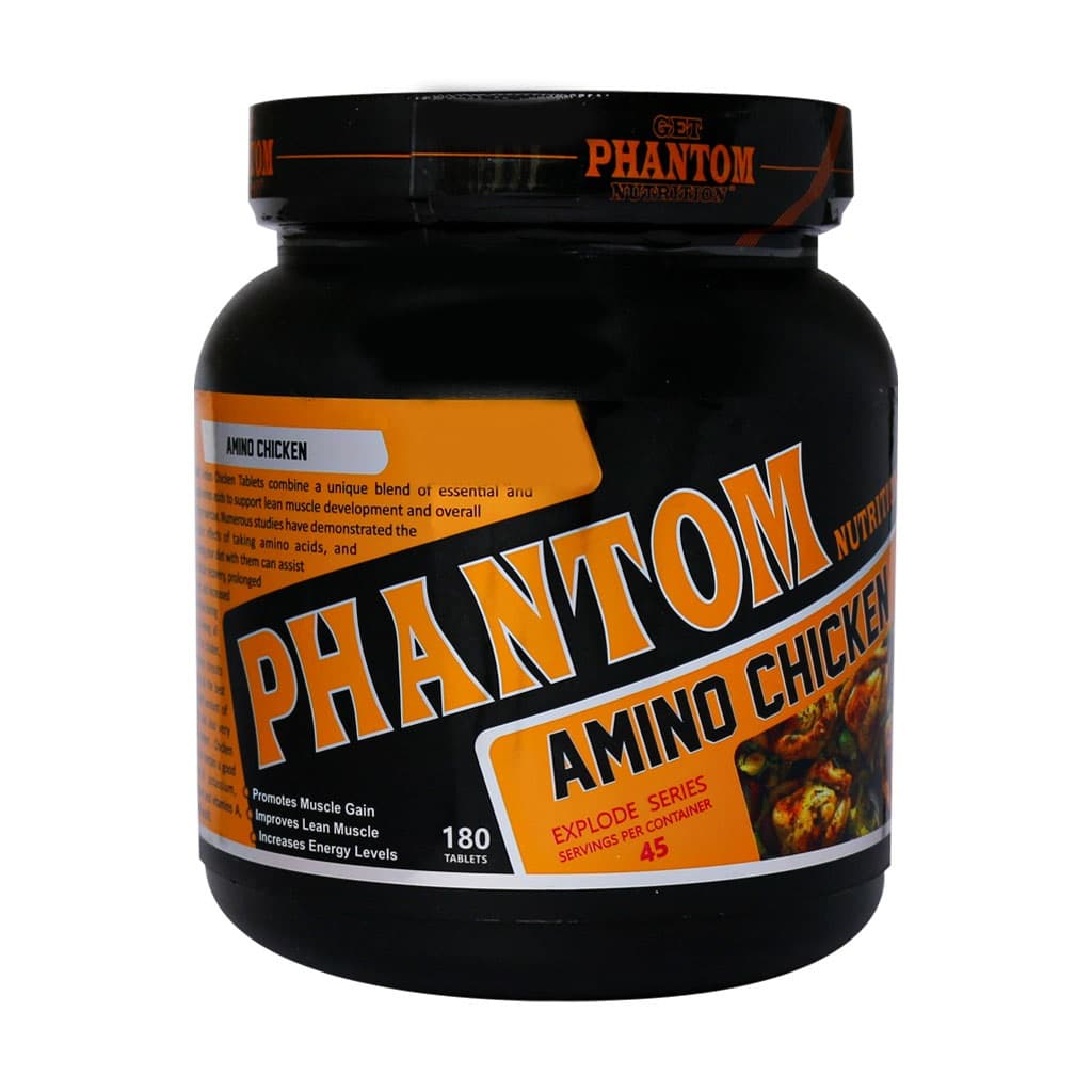 قرص آمینو چیکن فانتوم نوتریشن 180 عددی Phantom Nutrition Amino Chicken