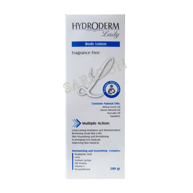 لوسیون بدن هیدرودرم مناسب پوست های خشک و خیلی خشک Hydroderm Body Lotion For Dry And Very Dry Skins 200 g