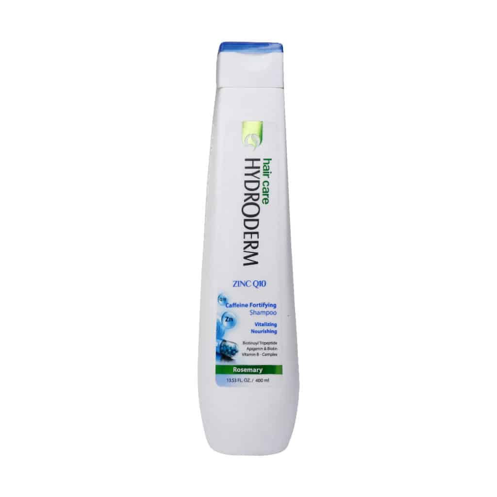 شامپو تقویت کننده زینک Q10 هیدرودرم Hydroderm Zinc Q10 Caffeine Fortifying Shampoo250ml