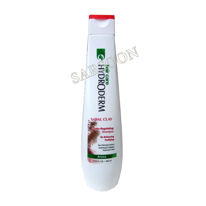شامپو کنترل کننده چربی مو و پوست سر هیدرودرم Hydroderm Sabal Clay Sebo Regulating Shampoo 250 ml