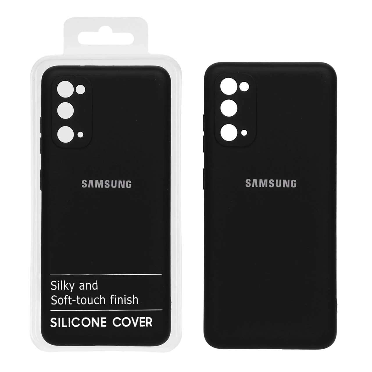 قاب نیو سیلیکون محافظ لنزدار RFF مدل Samsung S20