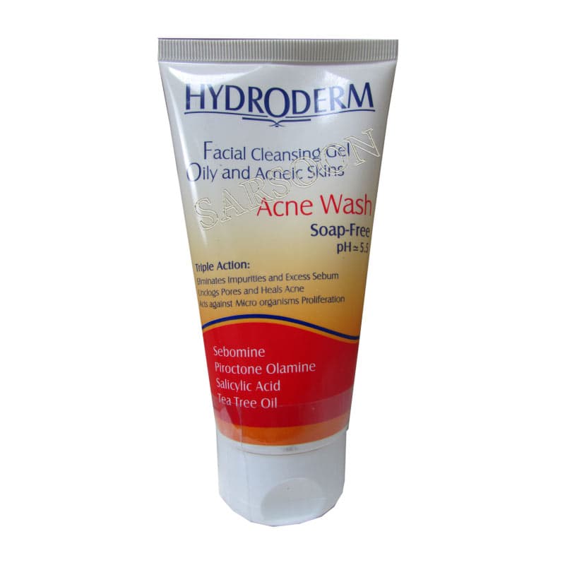 ژل شستشو پوست چرب هیدرودرم Hydroderm Acne Wash Gel 150 ml