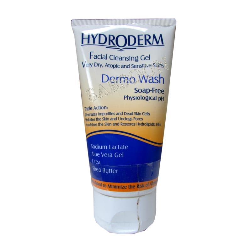 ژل شستشو پوست خشک هیدرودرم Hydroderm Facial Cleansing Gel Dermo Wash 150 ml