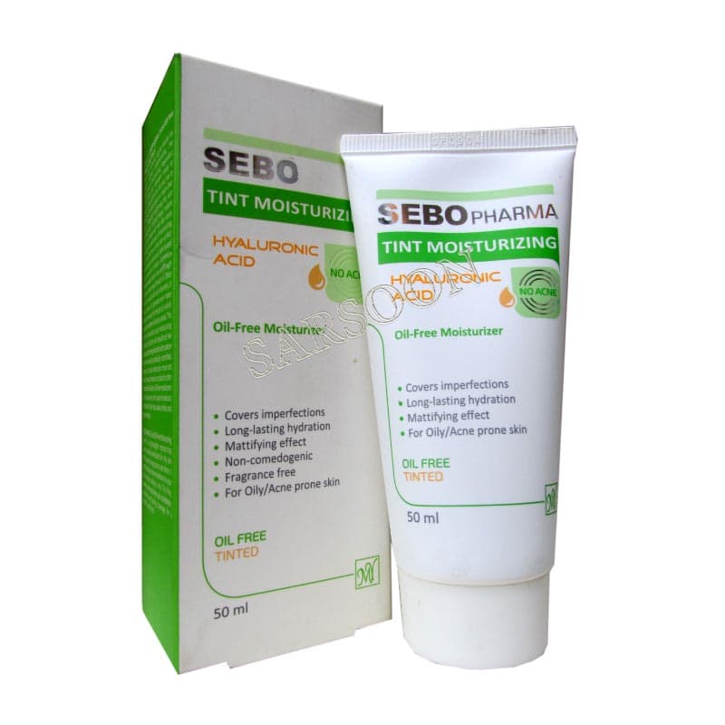 کرم مرطوب کننده فاقد چربی سبوفارما مای فارما رنگی 01 My Sebo Pharma Oil Free Moisturizer Cream 50 ml — تصویر ۲