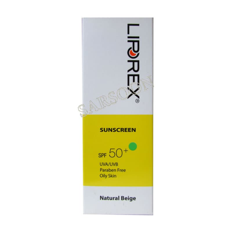 کرم ضد آفتاب لیپورکس رنگی مناسب پوست نرمال تا چرب Liporex Sunscreen Tinted For Oily skin Cream