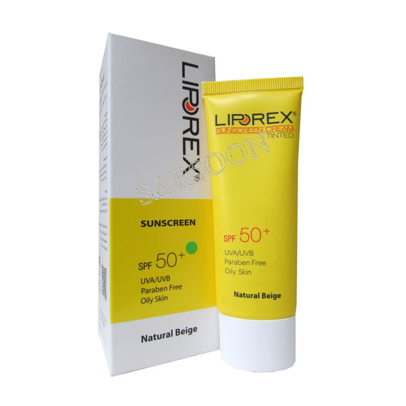 کرم ضد آفتاب لیپورکس رنگی مناسب پوست نرمال تا چرب Liporex Sunscreen Tinted For Oily skin Cream — تصویر ۲