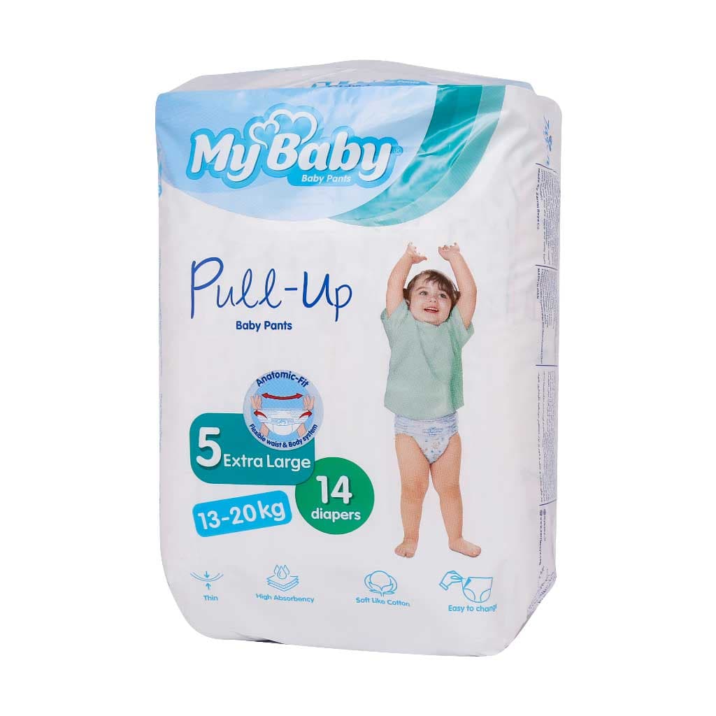 پوشک شورتی بچه پول آپ مای بی بی سایز 5 خیلی بزرگ My Baby Pull Up Baby Pants Size 5