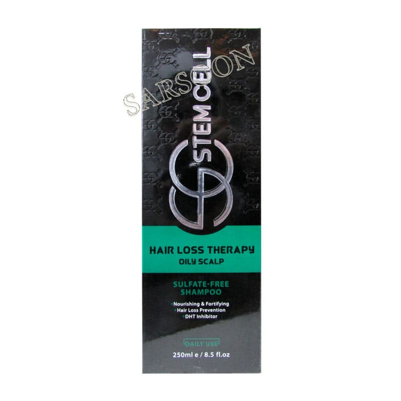 شامپو تقویت کننده فاقد سولفات موی چرب استم سل Stem Cell Hair Loss Therapy Shampoo For Oily Scalp 250 ml