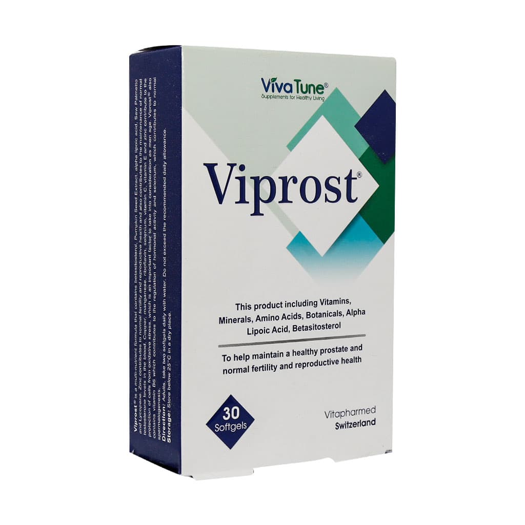 سافت ژل وی پروست ویواتیون 30 عدد Vivatune Viprost 30 Softgels