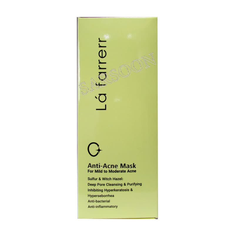 ماسک ضد آکنه لافارر مخصوص پوست‌های مستعد آکنه Lafarrerr Anti Acne Mask