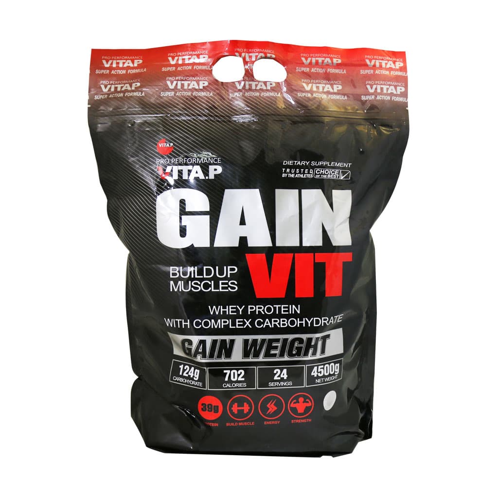 پودر گین ویت ویتاپی 4500 گرم با طعم شکلات Vitap Gain Vit Powder 4500 g