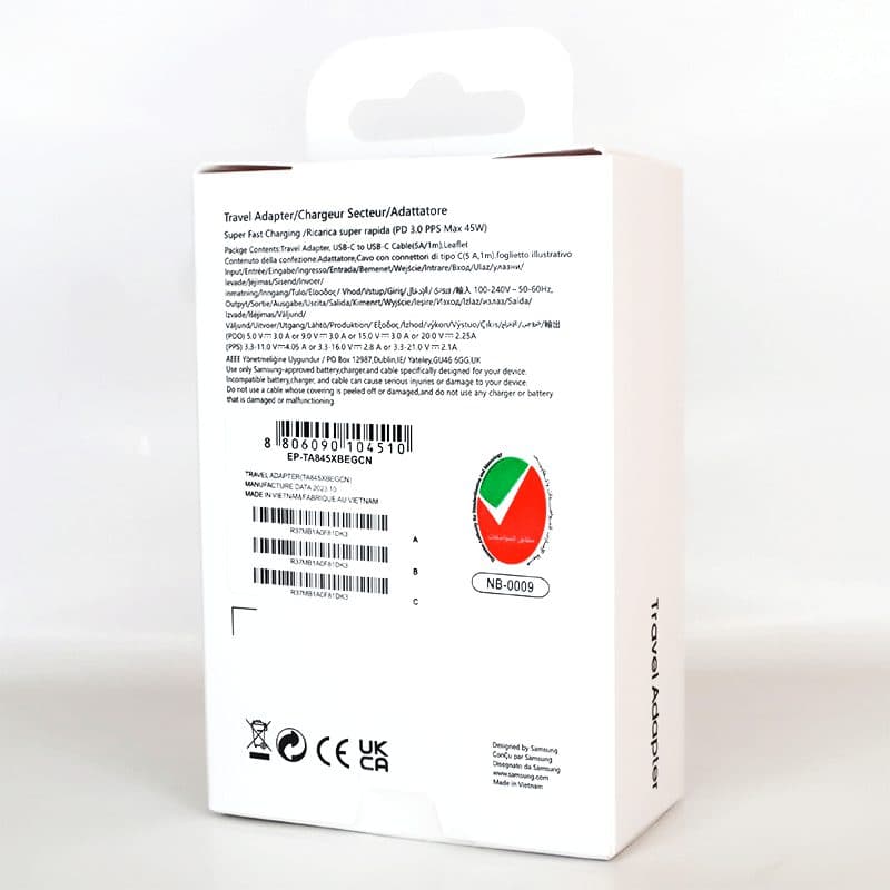 آداپتور شارژر اصلی سامسونگ EP-TA845 45W |اورجینال — تصویر ۶