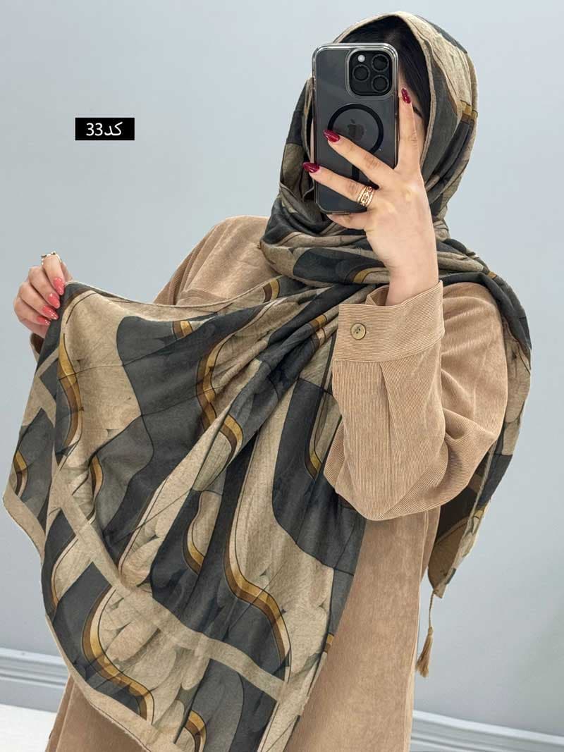 شال مخمل موهر کد ۶۴۹۹۸