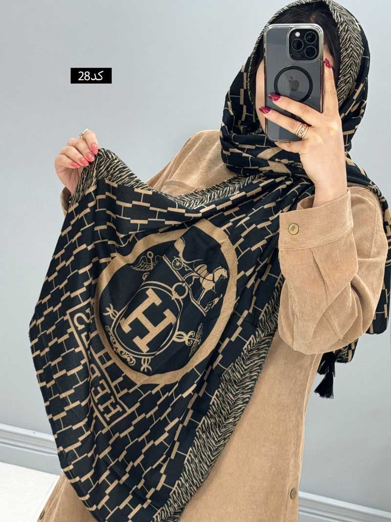 شال مخمل موهر کد ۶۴۹۹۸ — تصویر ۳