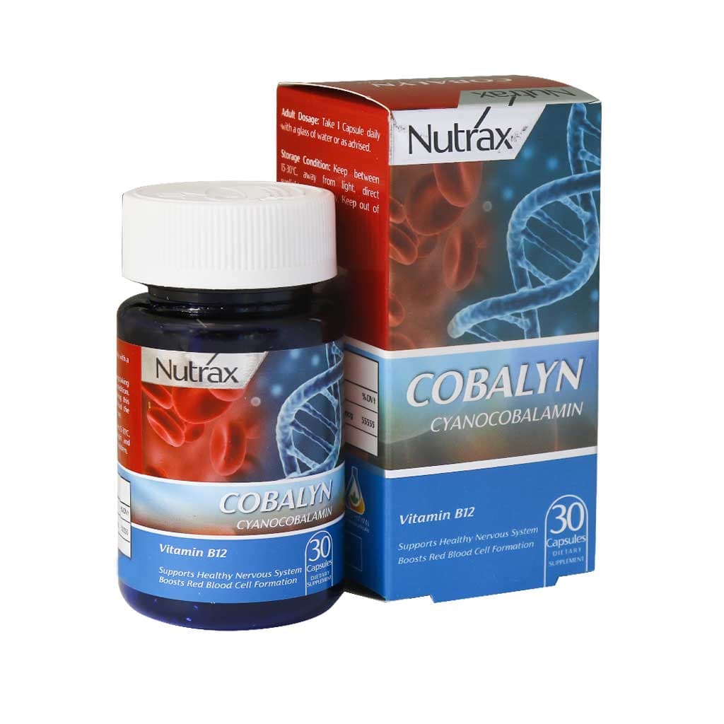 کپسول کوبالین نوتراکس 30 عدد Nutrax Cobalyn 30 Caps