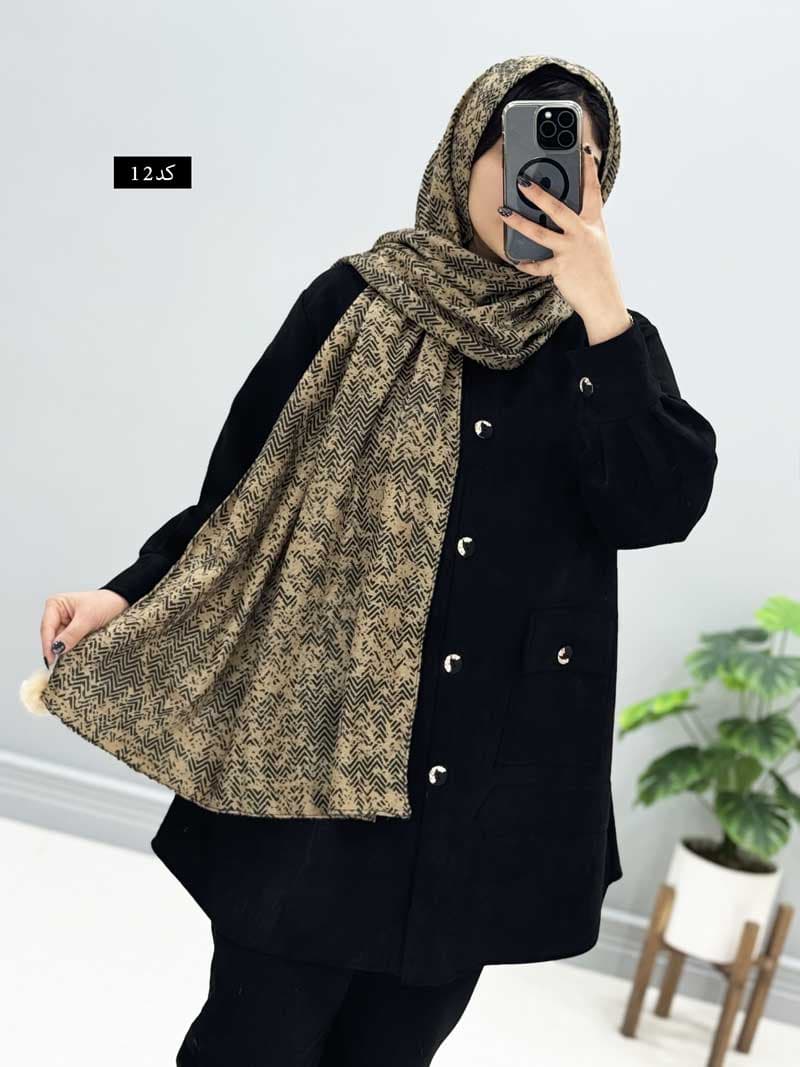 شال مخمل موهرکد۶۴۹۹۸ — تصویر ۷