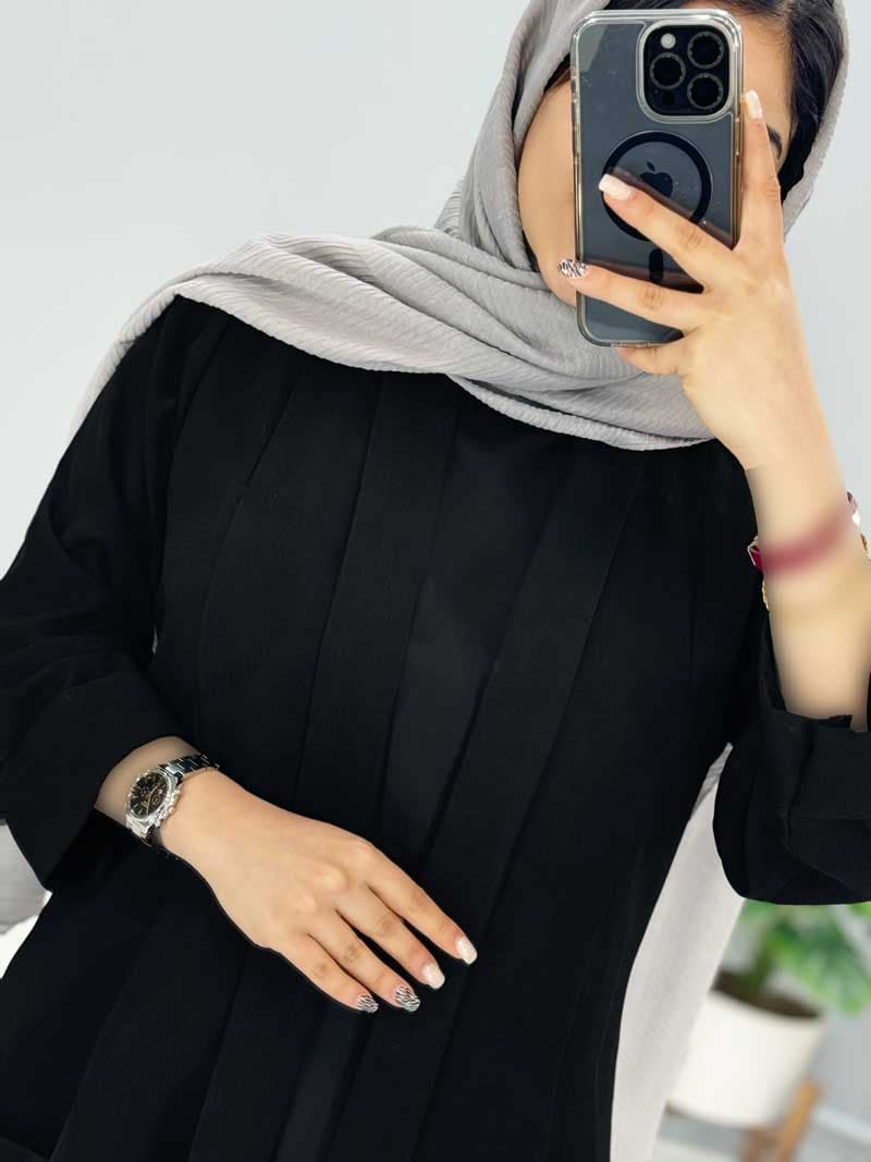 مانتو کتی شانتون یقه آرشال کد 329739 — تصویر ۳
