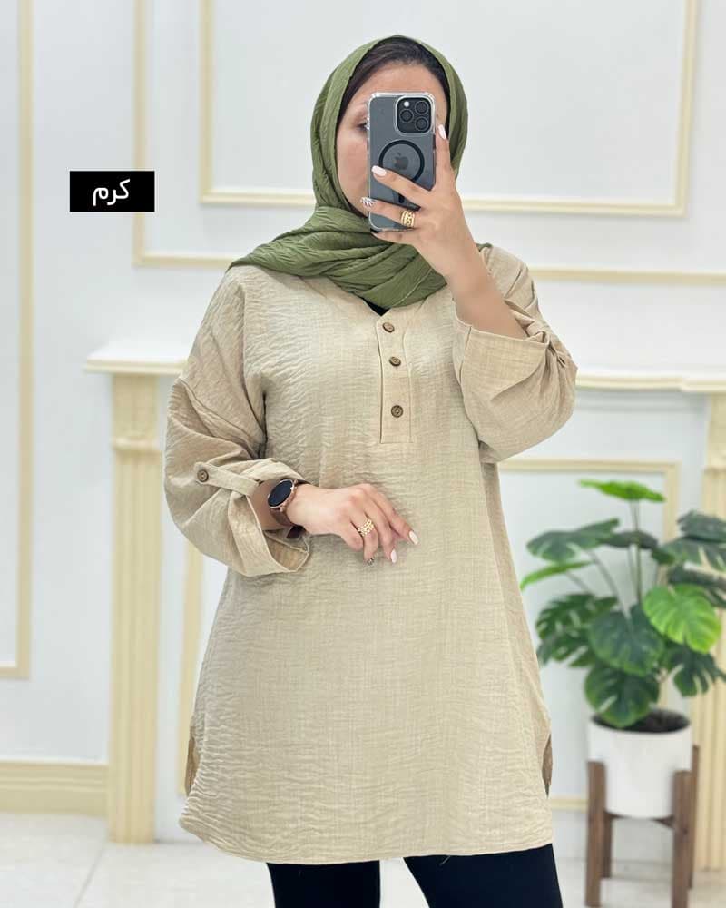 تونیک شانتون یقه هفت کد ۲۱۴۰۱۰۵ — تصویر ۴