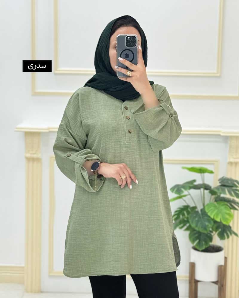 تونیک شانتون یقه هفت کد ۲۱۴۰۱۰۵ — تصویر ۵