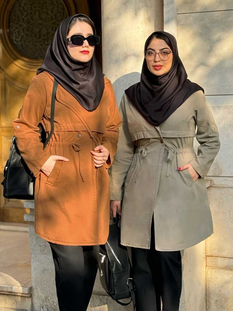 مانتو کتان یقه انگلیسی کد۲۹۹۳۵۳