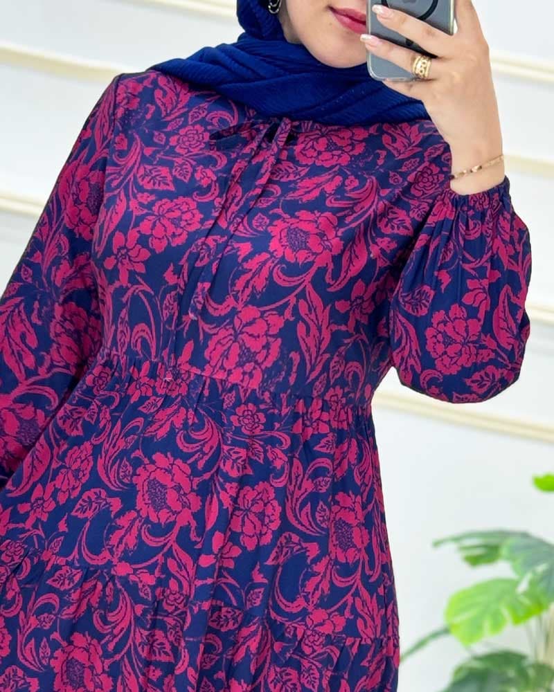 پیراهن ساحلی طرحدار کد227702 — تصویر ۴