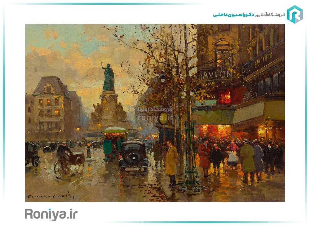 پوستر دیواری سه بعدی نقاشی نیویورک کد RT-076