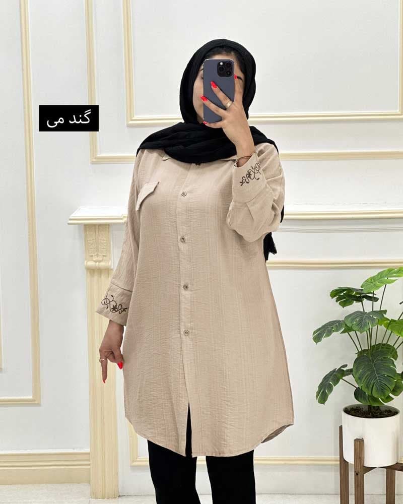 مانتو بابوس مچ گلدوزی کد۹۷۴۱۱۴ — تصویر ۸