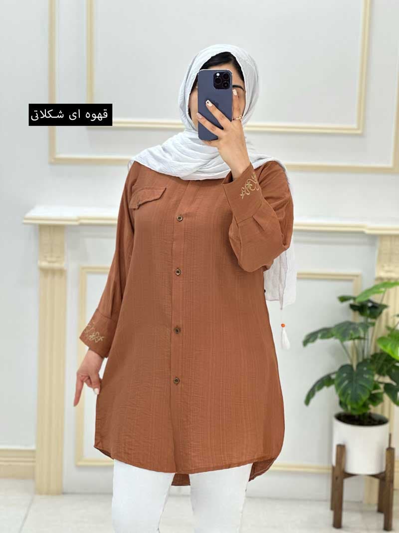 مانتو بابوس مچ گلدوزی کد۹۷۴۱۱۴ — تصویر ۶