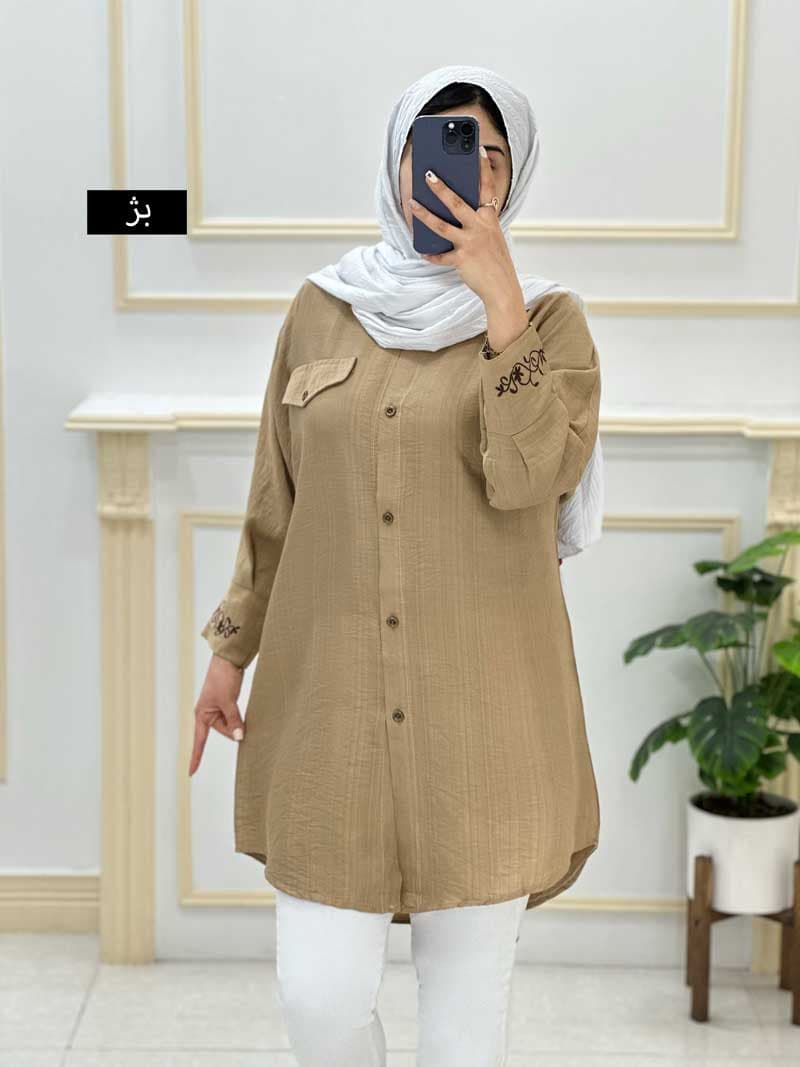 مانتو بابوس مچ گلدوزی کد۹۷۴۱۱۴ — تصویر ۷