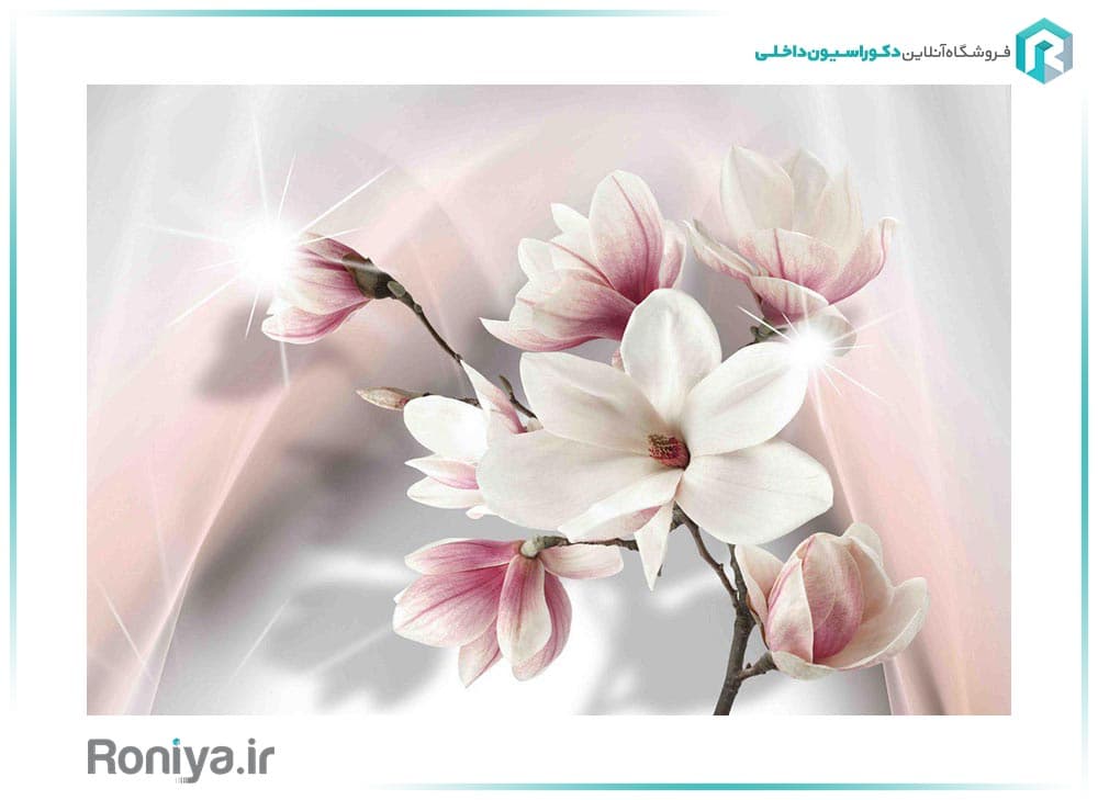 کاغذ دیواری اتاق خواب نوجوان دخترانه 3DF-293 — تصویر ۳
