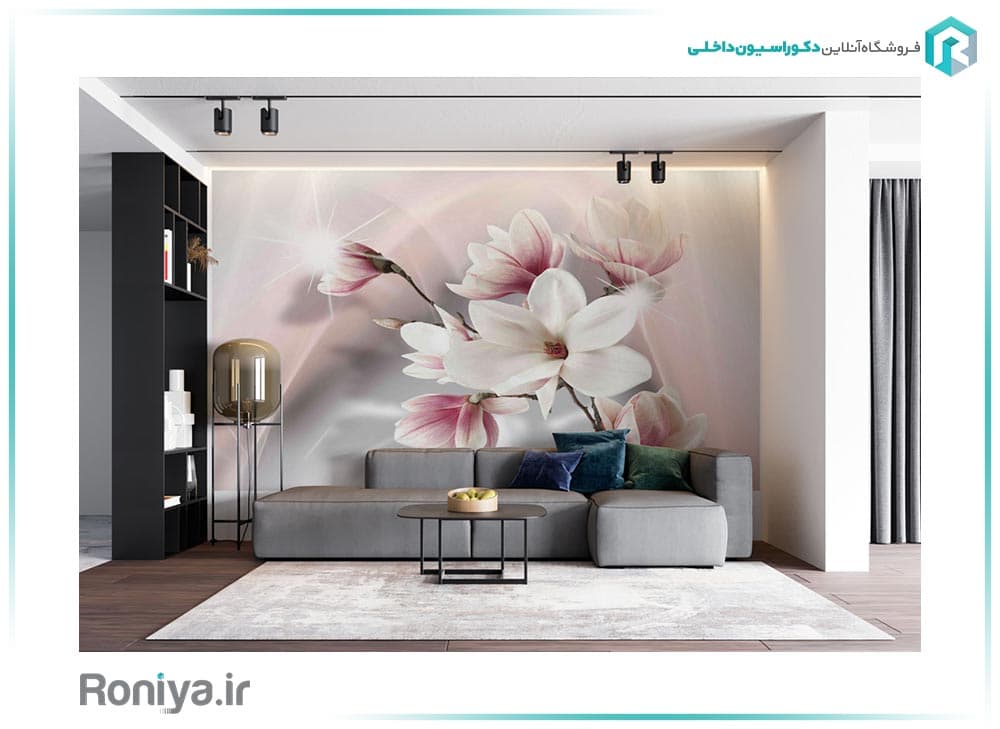 کاغذ دیواری اتاق خواب نوجوان دخترانه 3DF-293 — تصویر ۲