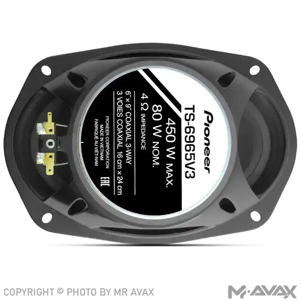 باند 9*6 اینچ پایونیر مدل TS-6965V3(دو عددی) — تصویر ۳