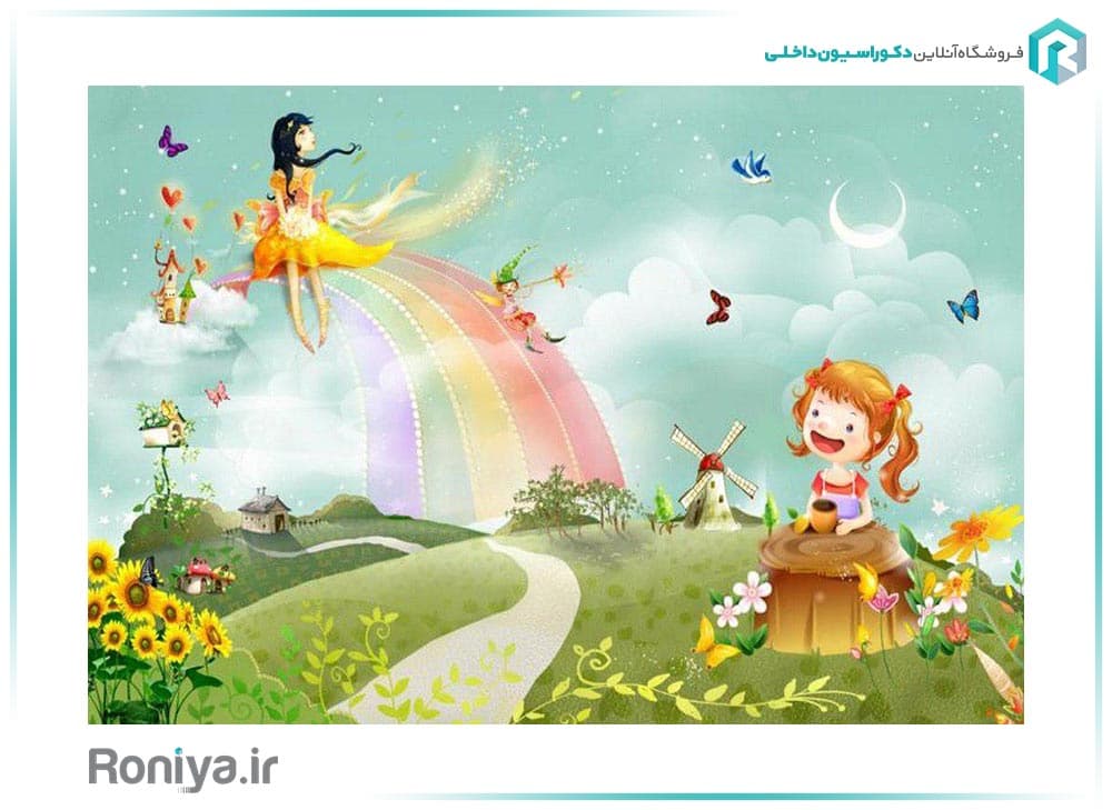 کاغذ پوستری برای اتاق کودک CN-0119 — تصویر ۴